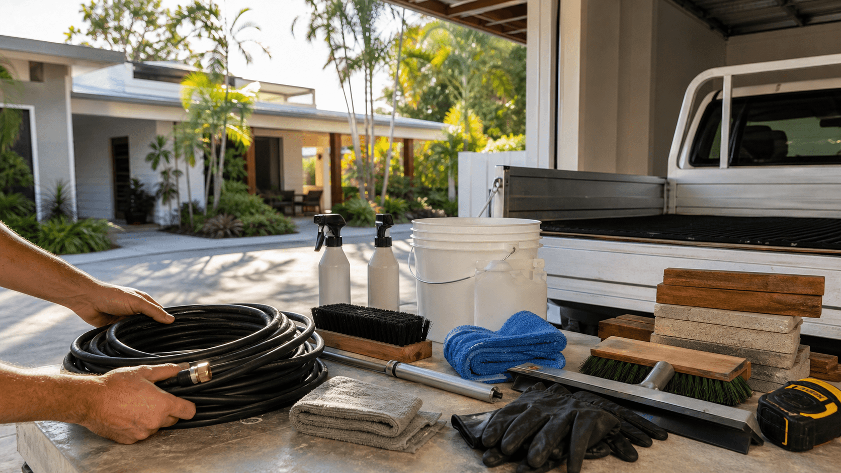 Organised equipment for Shelton Property Services