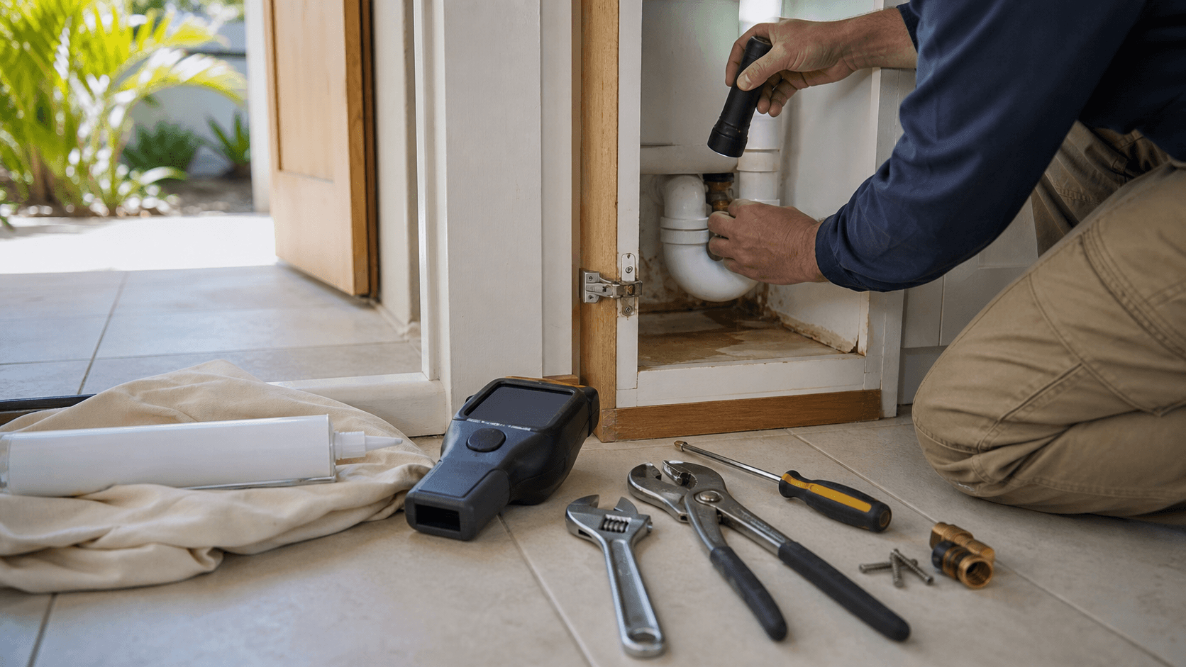 Inspection tools prepared for repairs and fault checks